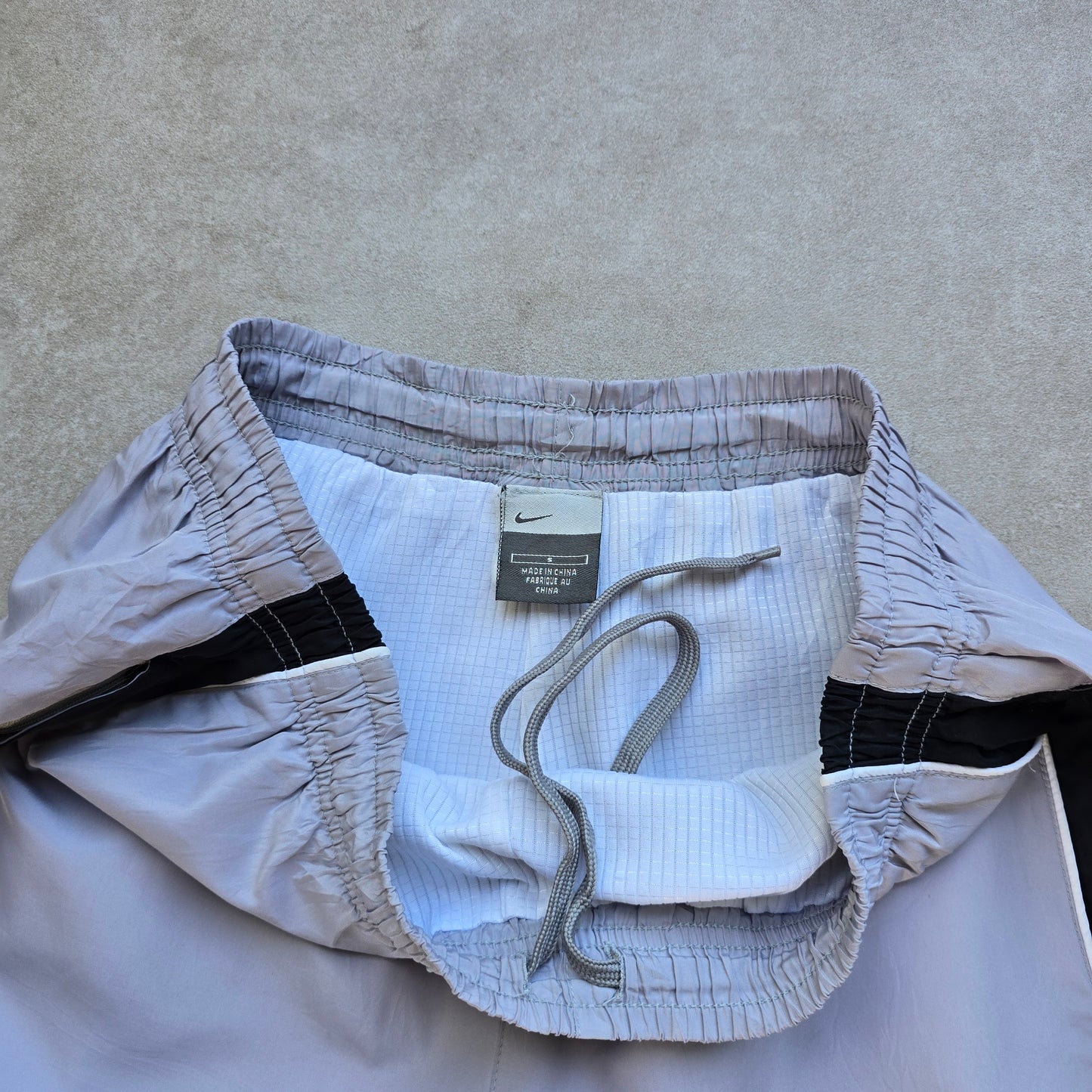 Vintage Nike Embroidered Swoosh Ankle Zip Track Pants - S