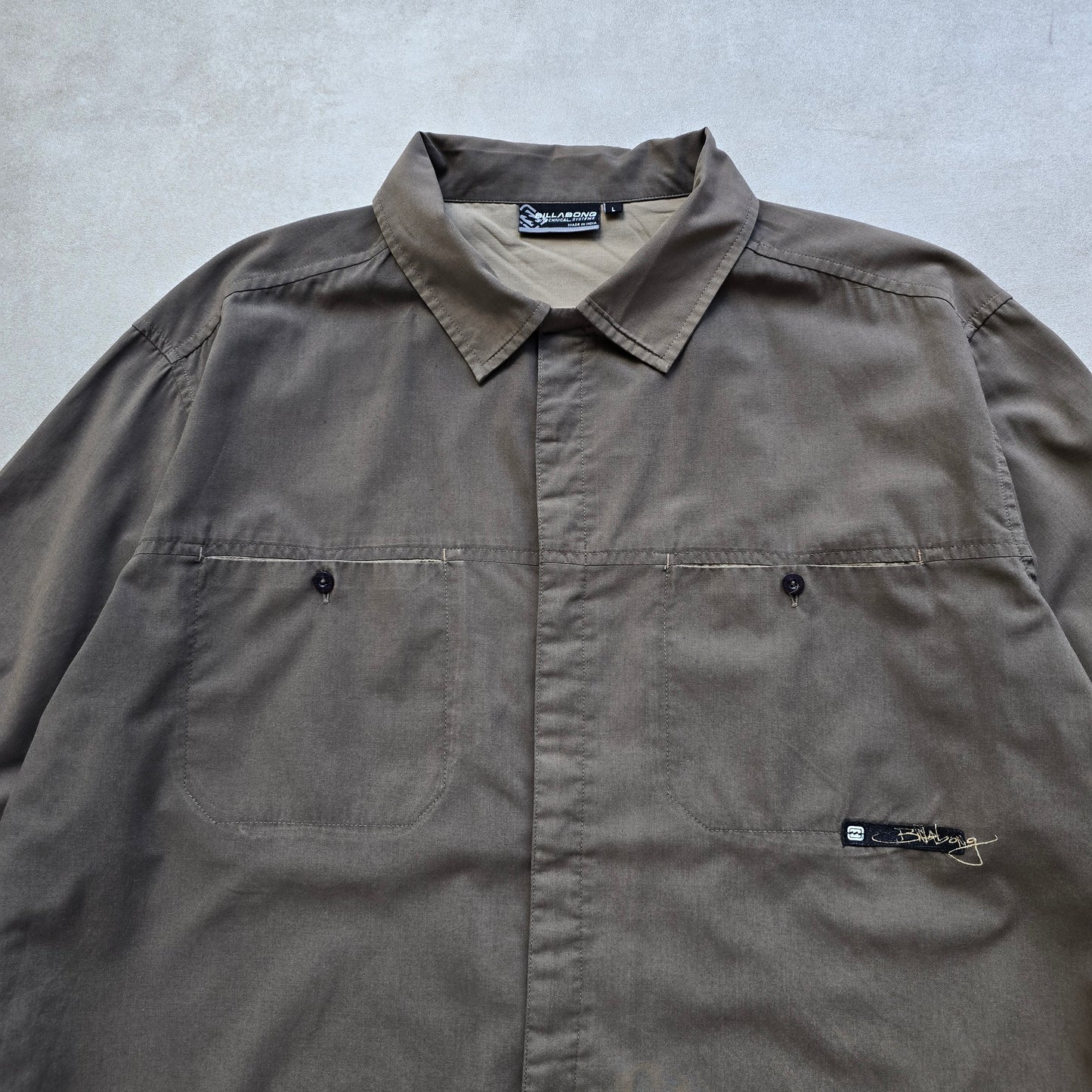 Vintage Billabong Long Sleeve Button Up Shirt - L