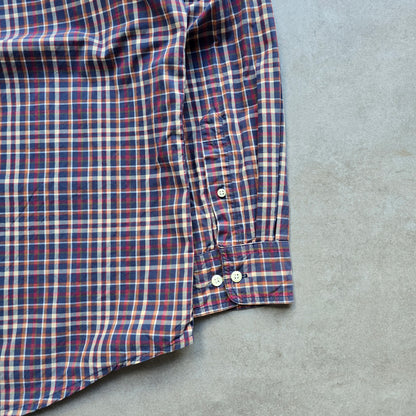 Vintage Timberland Weathergear Plaid Long Sleeve Button Up Shirt - M