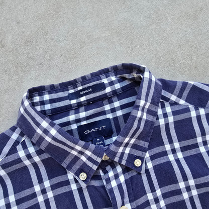 Gant Check Long Sleeve Button Up Shirt - M
