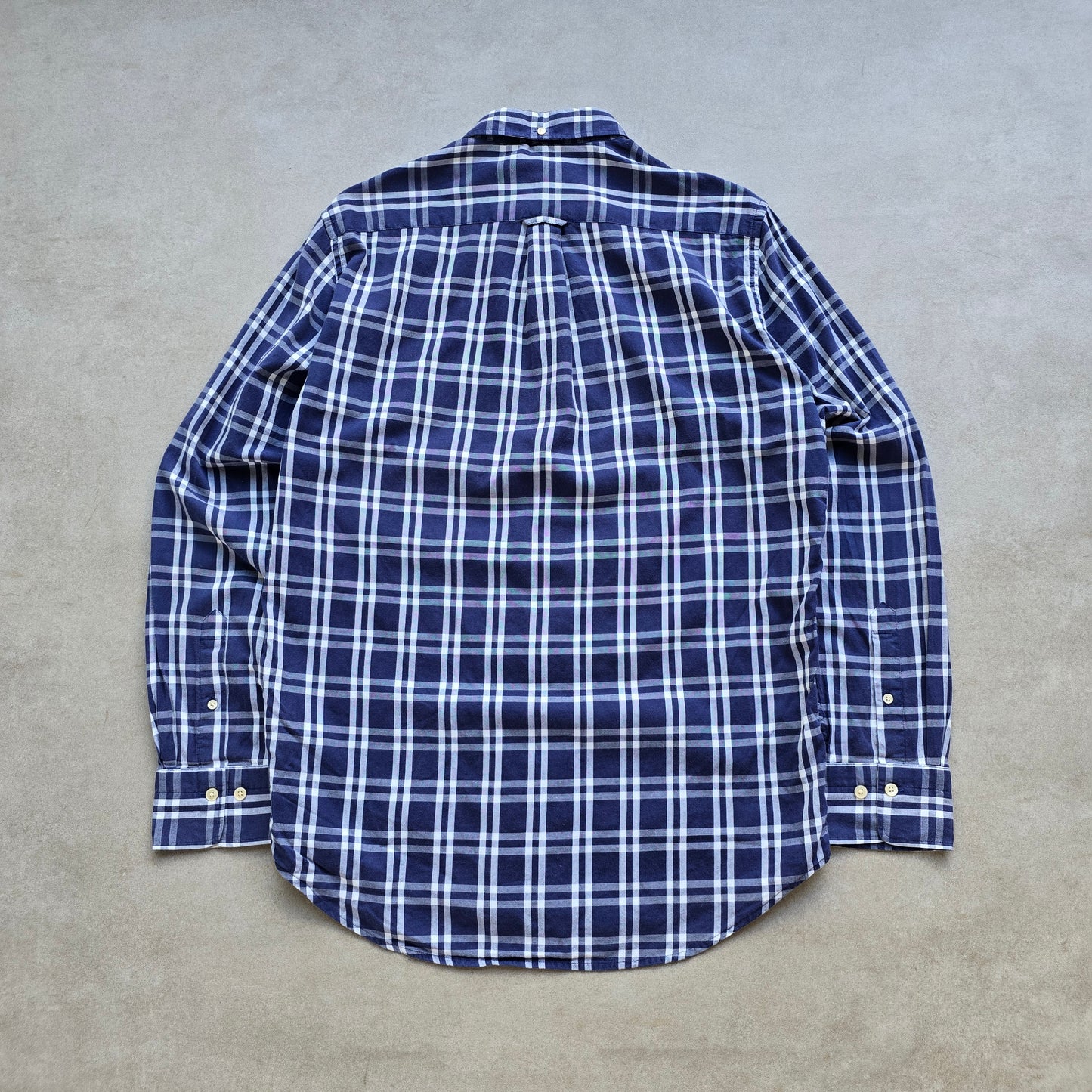Gant Check Long Sleeve Button Up Shirt - M