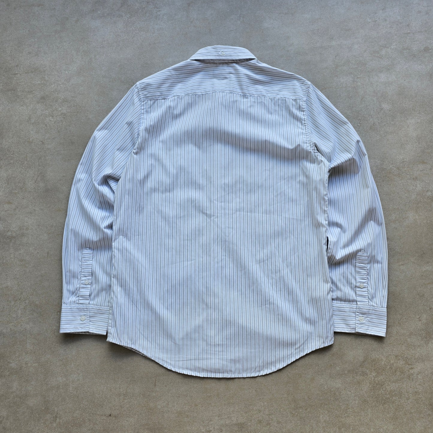Vintage 2000's Quiksilver Striped Long Sleeve Button Up Shirt - S