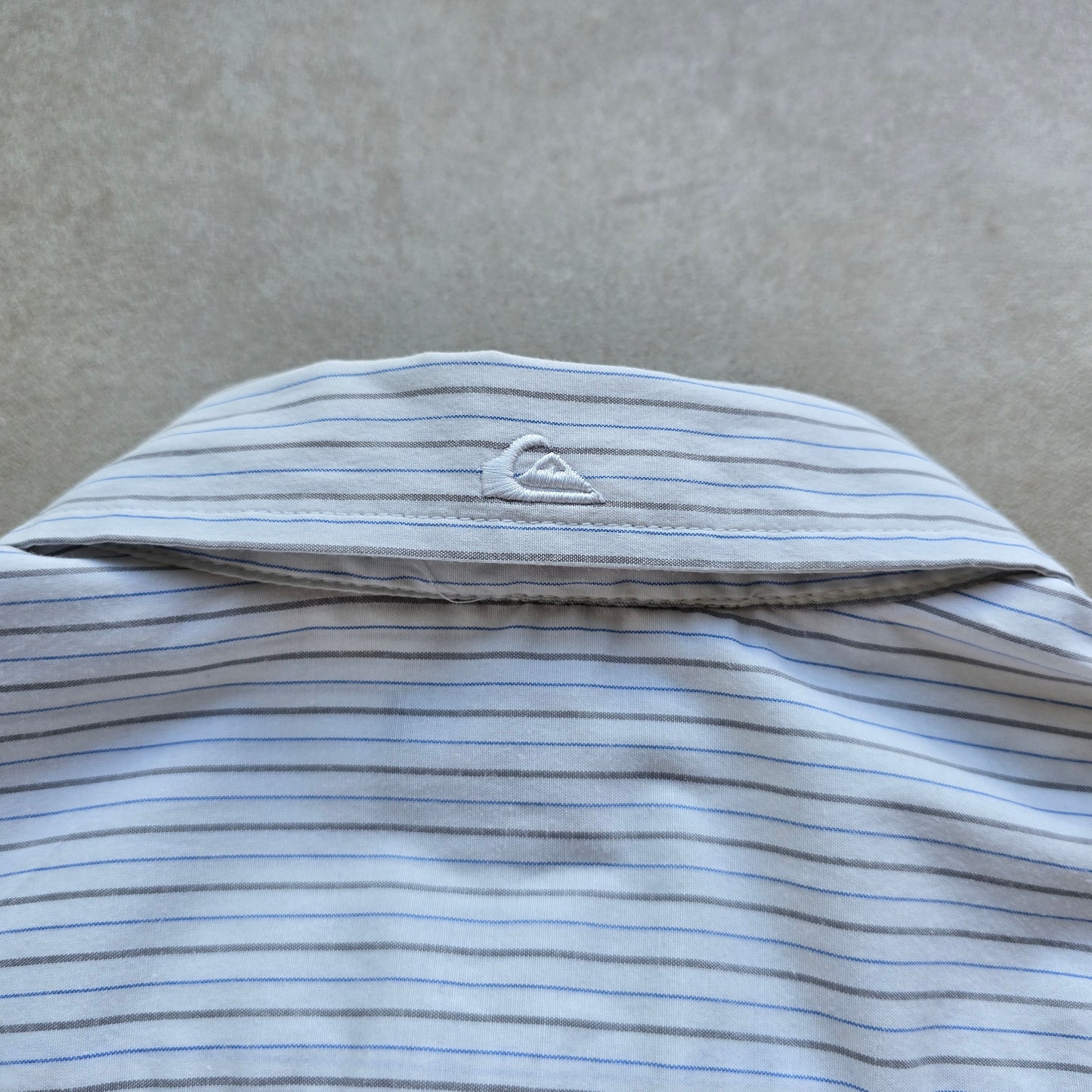 Vintage 2000's Quiksilver Striped Long Sleeve Button Up Shirt - S