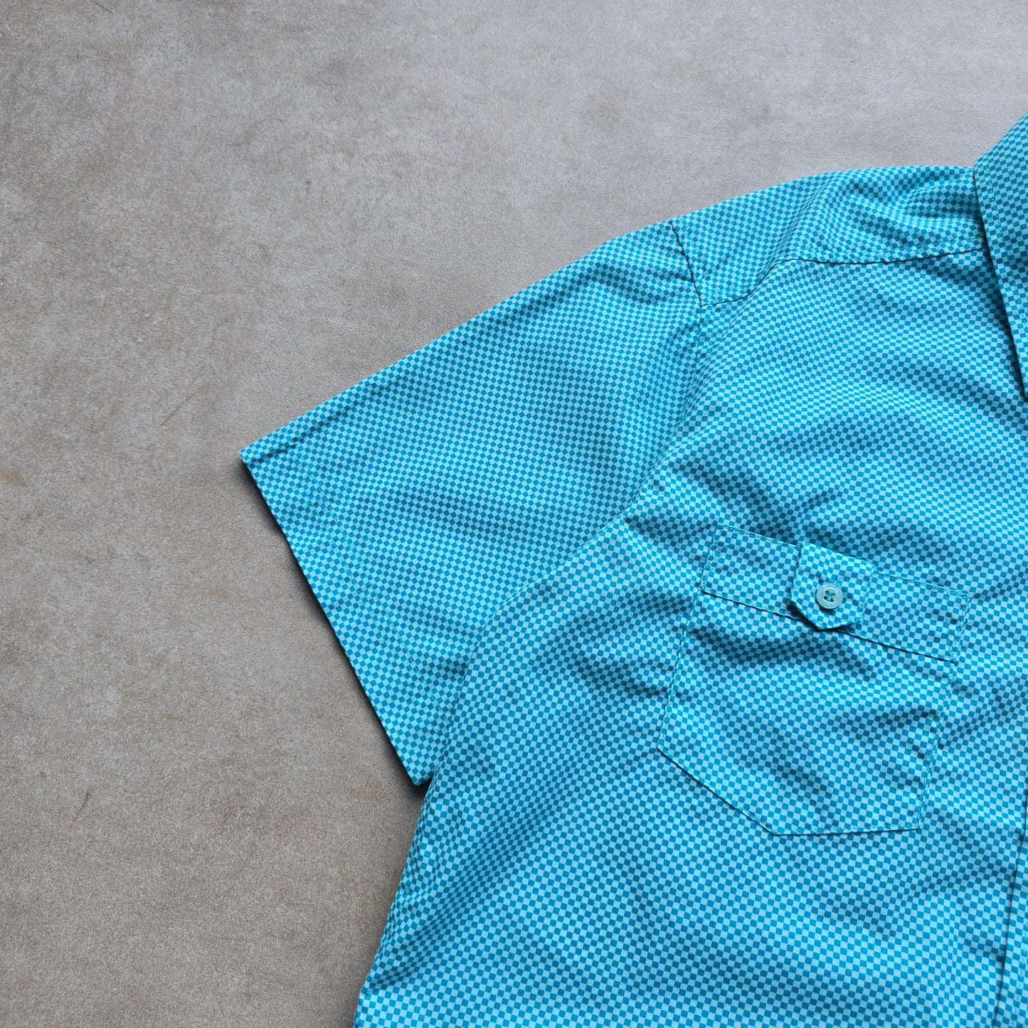 Vintage 2000's Quiksilver Check Short Sleeve Button Up Shirt - M