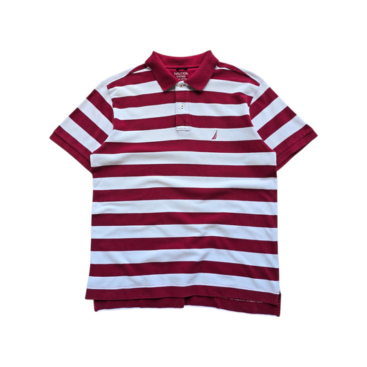 Nautica Striped Polo Shirt - M