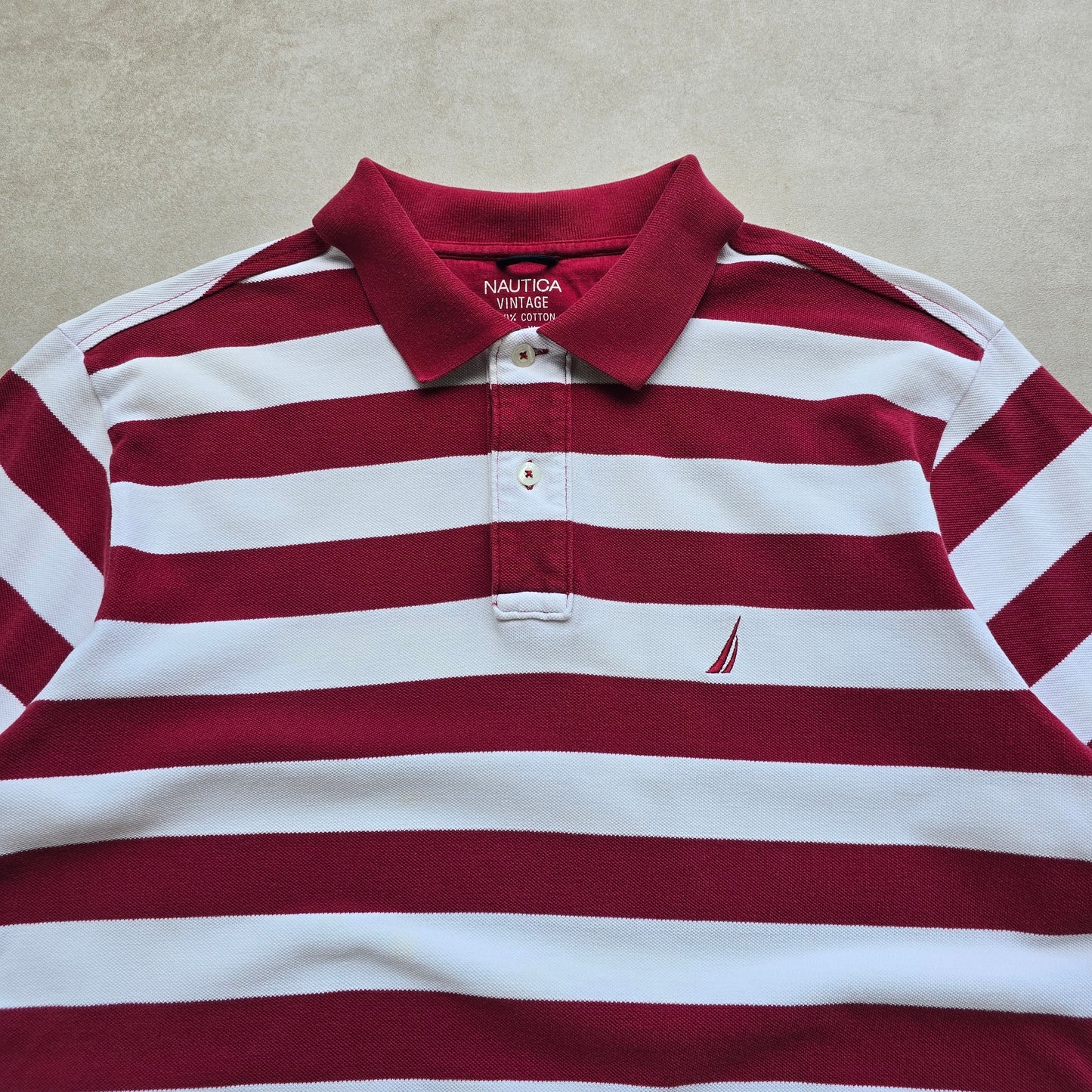 Nautica Striped Polo Shirt - M