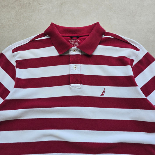 Nautica Striped Polo Shirt - M