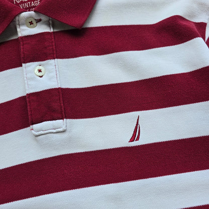 Nautica Striped Polo Shirt - M