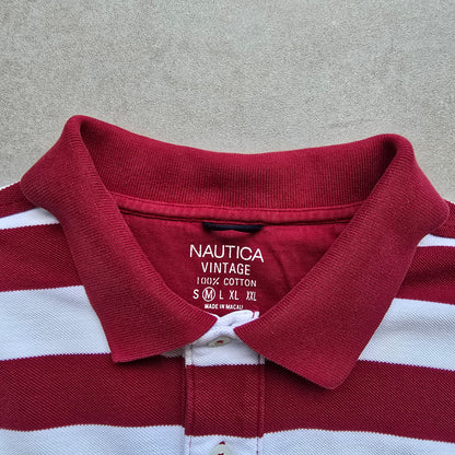 Nautica Striped Polo Shirt - M