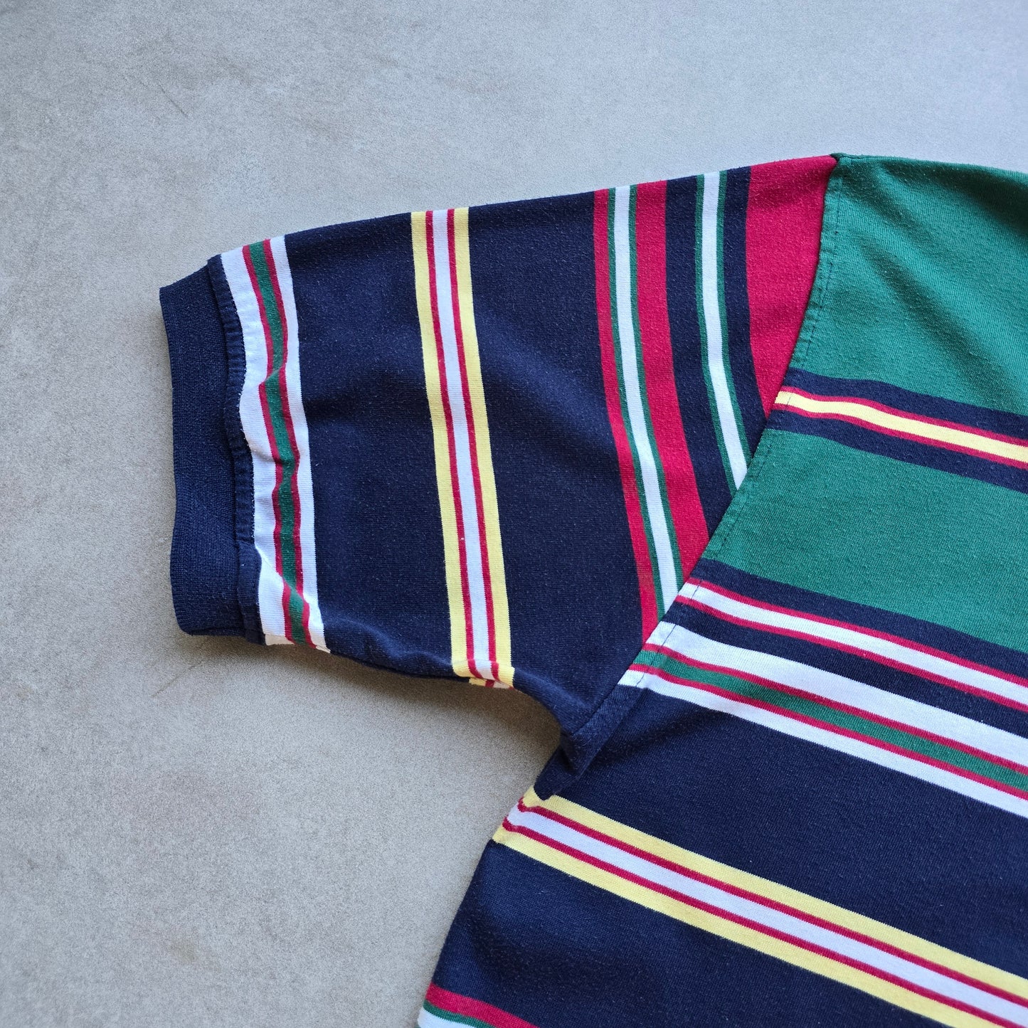 Vintage Kappa Striped Polo Shirt - XL