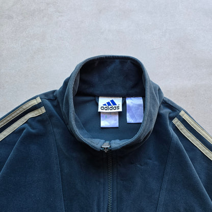 Vintage 90's Adidas Velour Track Jacket - M