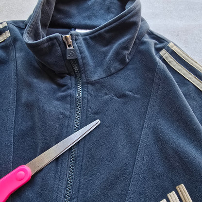 Vintage 90's Adidas Velour Track Jacket - M