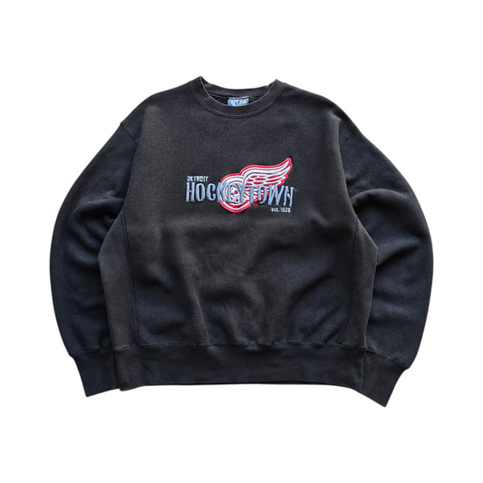 Vintage Lee Detroit Red Wings Hockeytown Sweatshirt - XL
