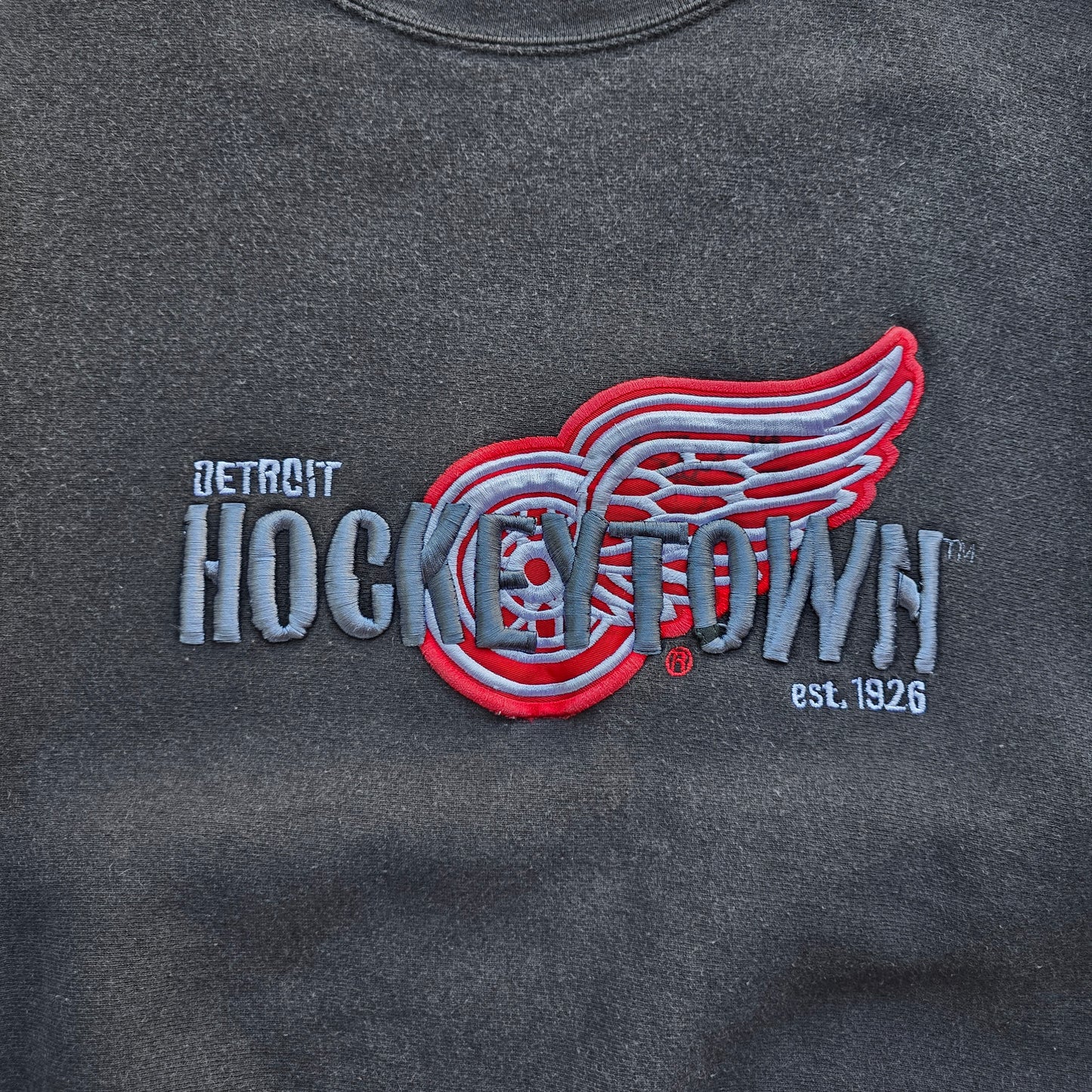 Vintage Lee Detroit Red Wings Hockeytown Sweatshirt - XL