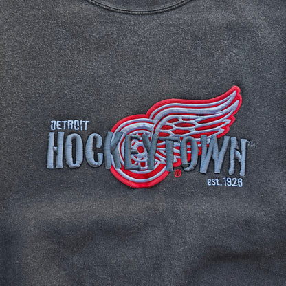 Vintage Lee Detroit Red Wings Hockeytown Sweatshirt - XL