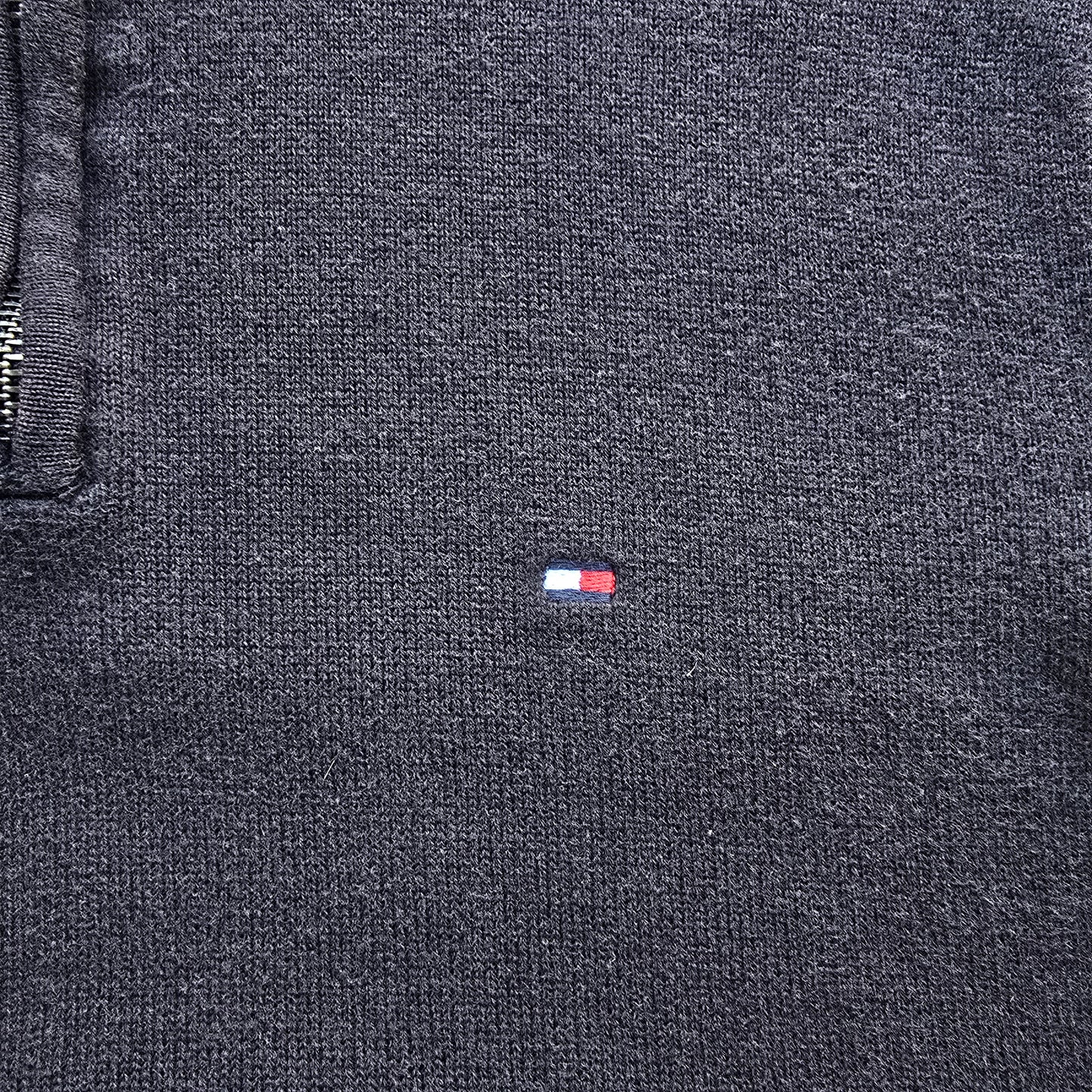 Tommy Hilfiger 1/4 Zip Knit Sweater - S