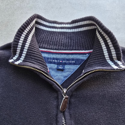 Tommy Hilfiger 1/4 Zip Knit Sweater - S