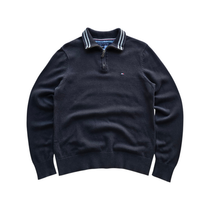 Tommy Hilfiger 1/4 Zip Knit Sweater - S