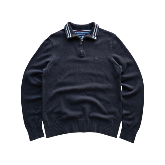 Tommy Hilfiger 1/4 Zip Knit Sweater - S