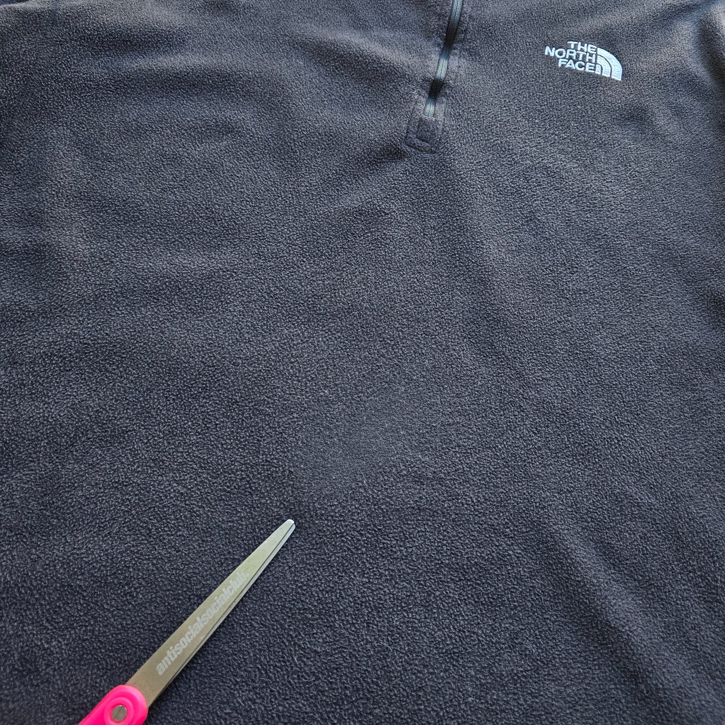 The North Face 1/4 Zip Lightweight Fleece Jumper - L