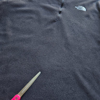 The North Face 1/4 Zip Lightweight Fleece Jumper - L