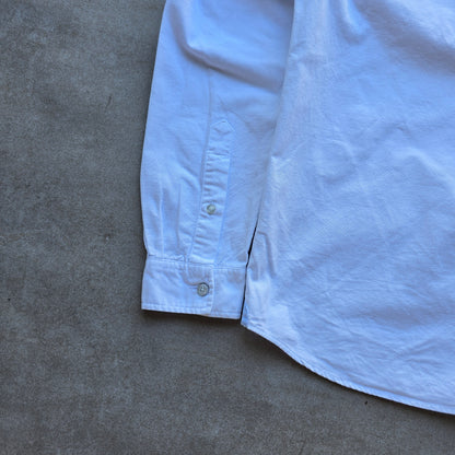 Lacoste Long Sleeve White Button Up Shirt - S