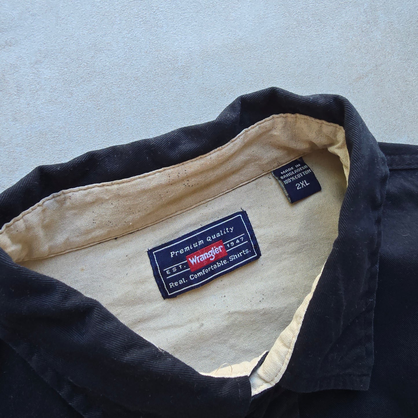 Vintage Wrangler Long Sleeve Button Up Shirt - XXL