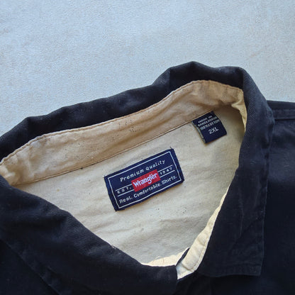 Vintage Wrangler Long Sleeve Button Up Shirt - XXL