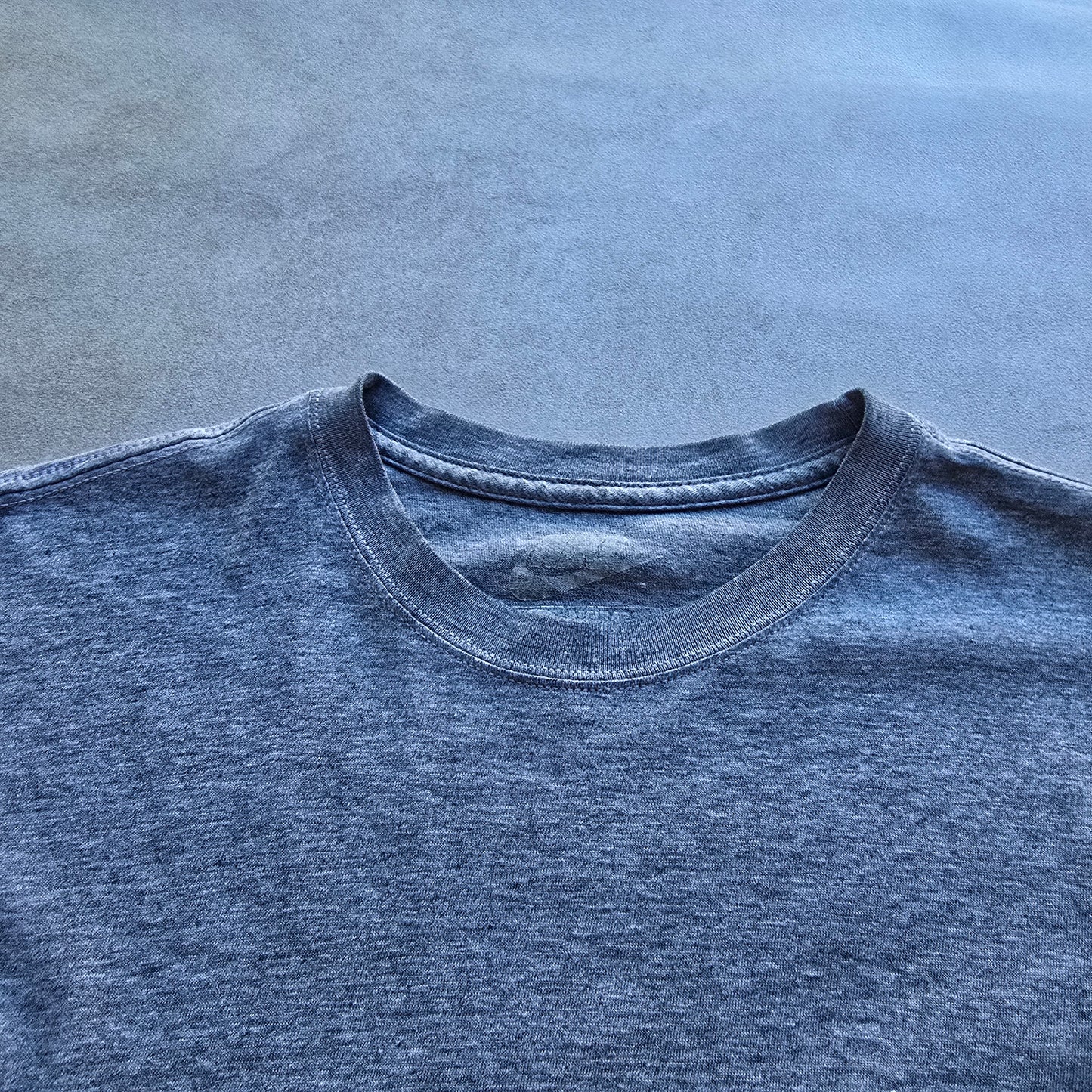 Nike Grey Embroidered Mini Swoosh Tee - M/L