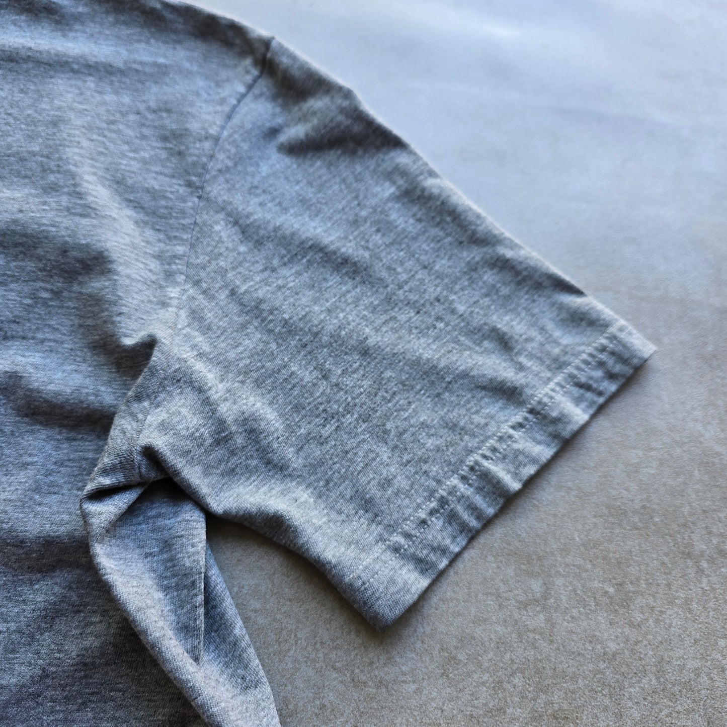 Nike Grey Embroidered Mini Swoosh Tee - M/L