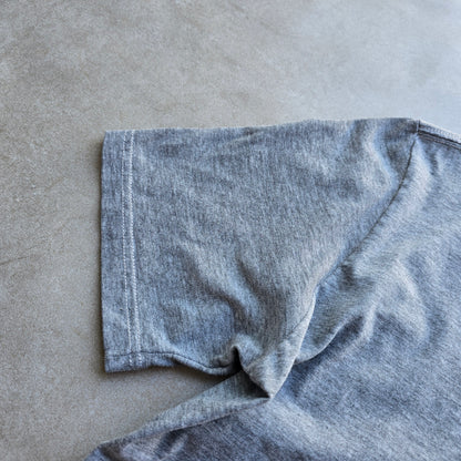 Nike Grey Embroidered Mini Swoosh Tee - M/L