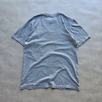 Nike Grey Embroidered Mini Swoosh Tee - M/L