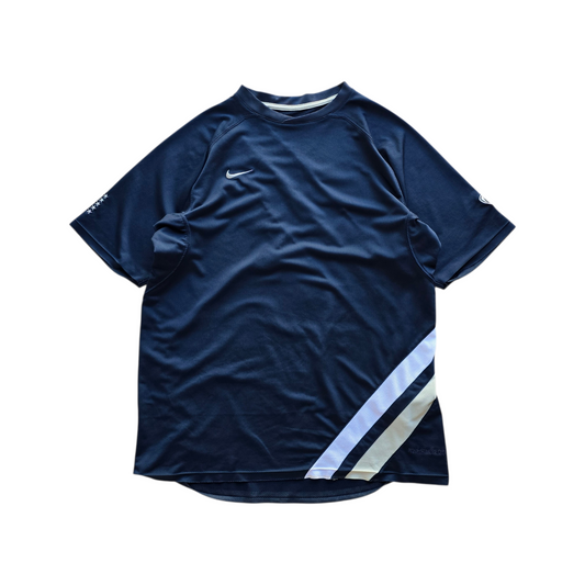 Vintage 2000's Nike Embroidered Mini Swoosh Spheredry Tee - L