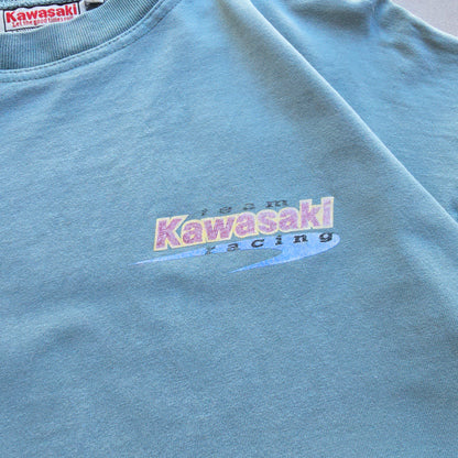 Vintage Team Kawasaki Racing Faded Tee - M/L