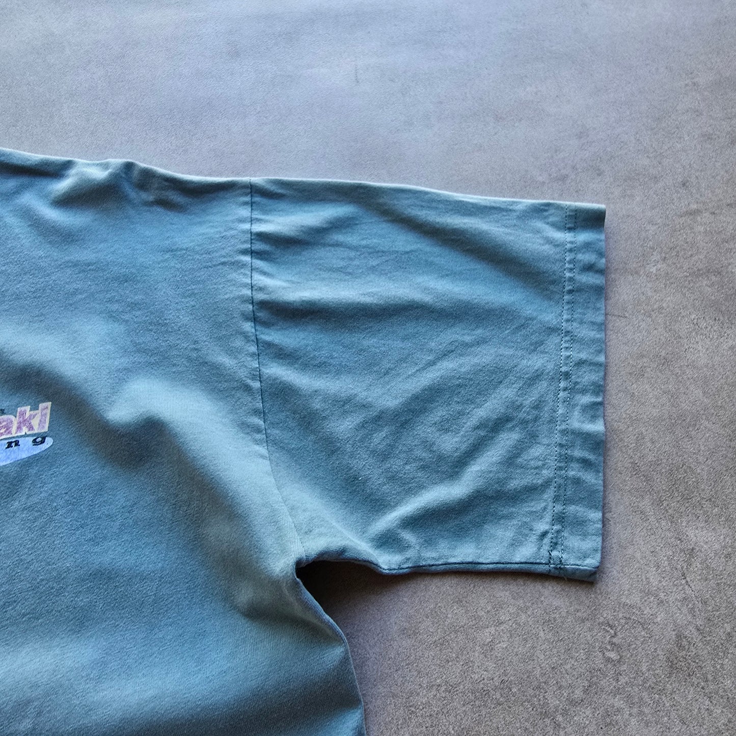 Vintage Team Kawasaki Racing Faded Tee - M/L