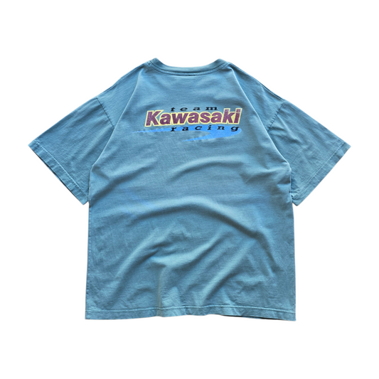 Vintage Team Kawasaki Racing Faded Tee - M/L