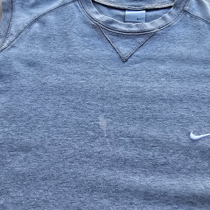 Vintage Nike Embroidered Mini Swoosh Sleeveless Tank Tee - XL