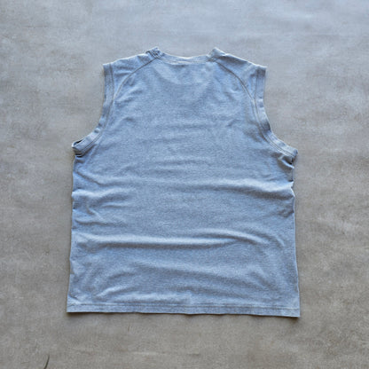 Vintage Nike Embroidered Mini Swoosh Sleeveless Tank Tee - XL