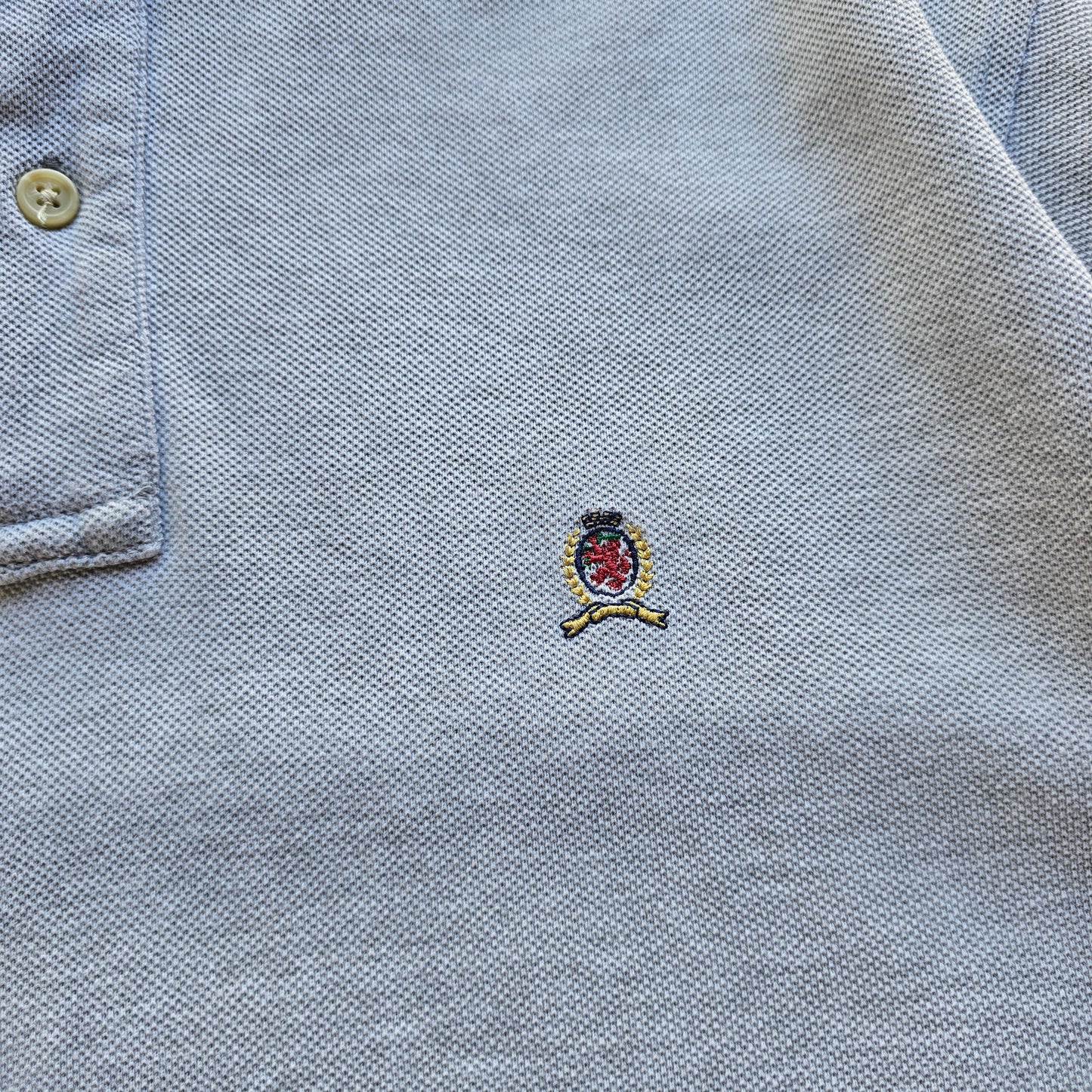 Vintage Tommy Hilfiger Crest Polo Shirt - M