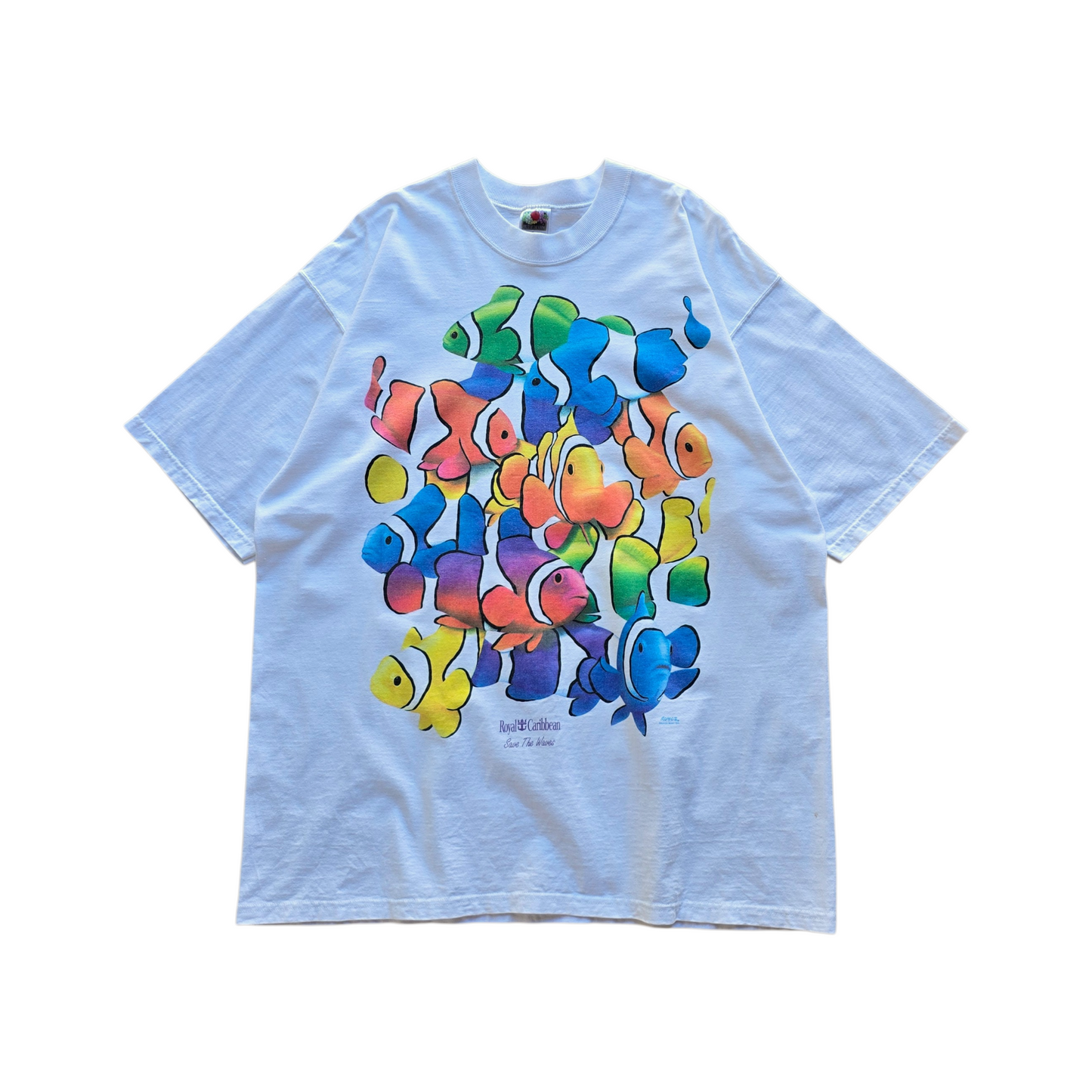 Vintage 90's Clown Fish Royal Caribbean Tee - XL