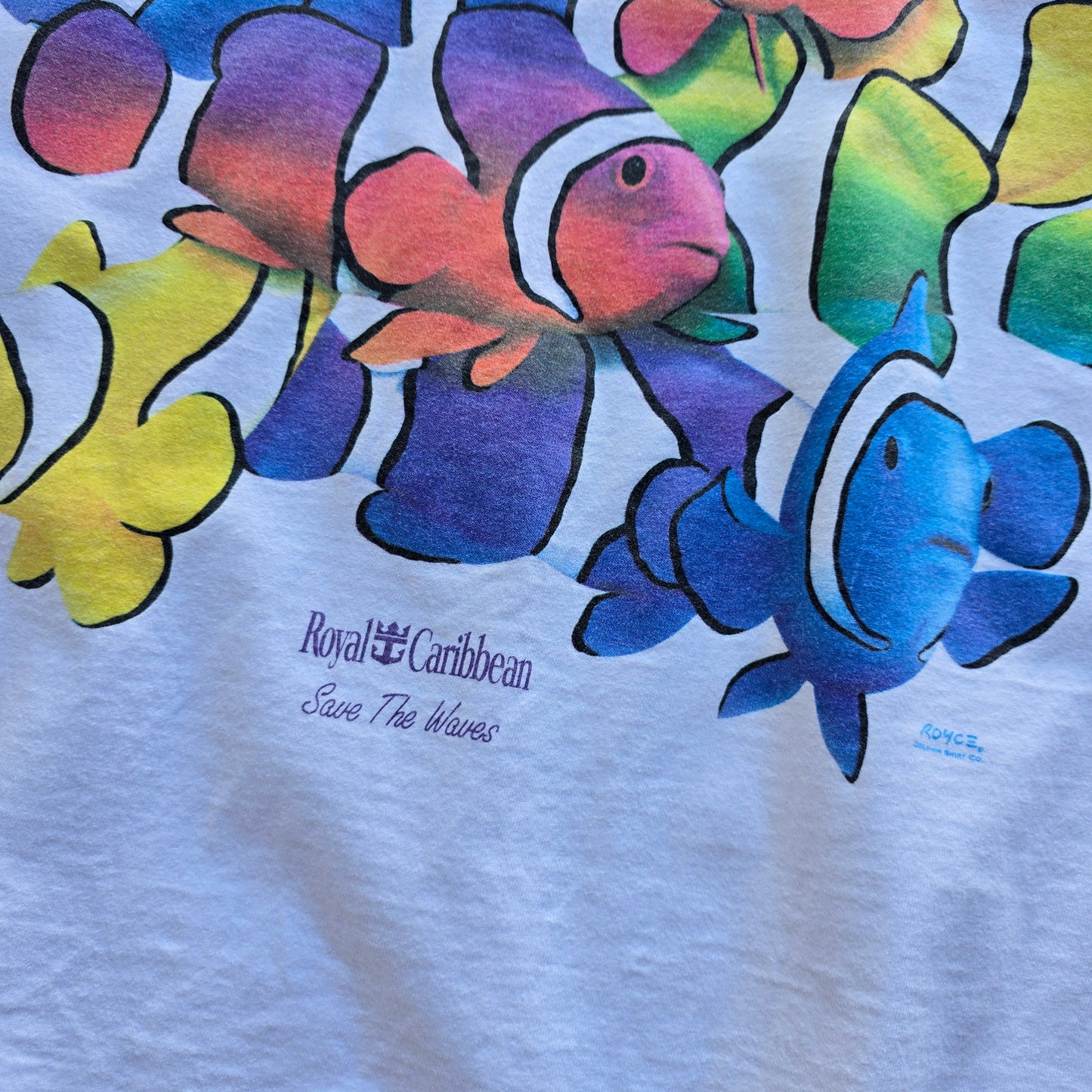 Vintage 90's Clown Fish Royal Caribbean Tee - XL