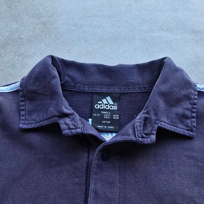 Vintage Adidas Long Sleeve Polo Rugby Shirt - M/L