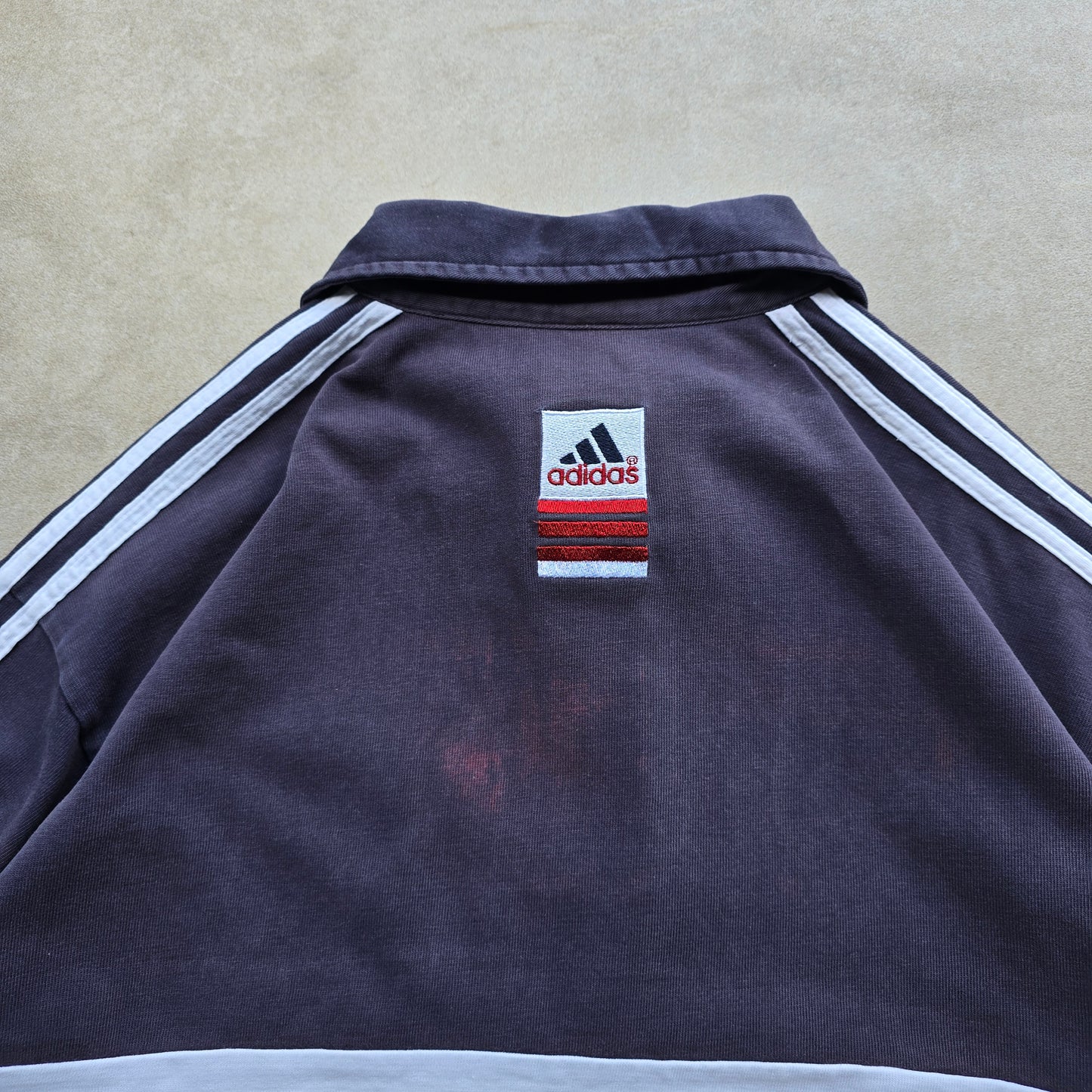 Vintage Adidas Long Sleeve Polo Rugby Shirt - M/L
