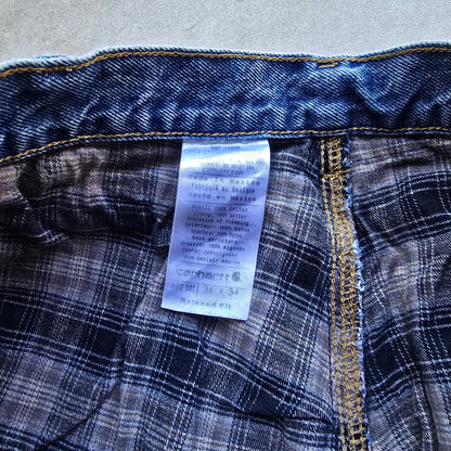 Vintage Carhartt Flannel Lined Jeans - 36 x 34