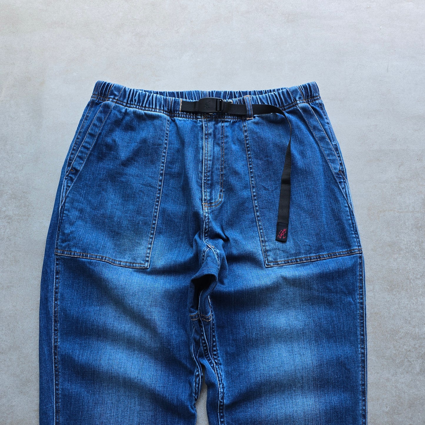 Gramicci Stretch Denim Loose Tapered Pants - L