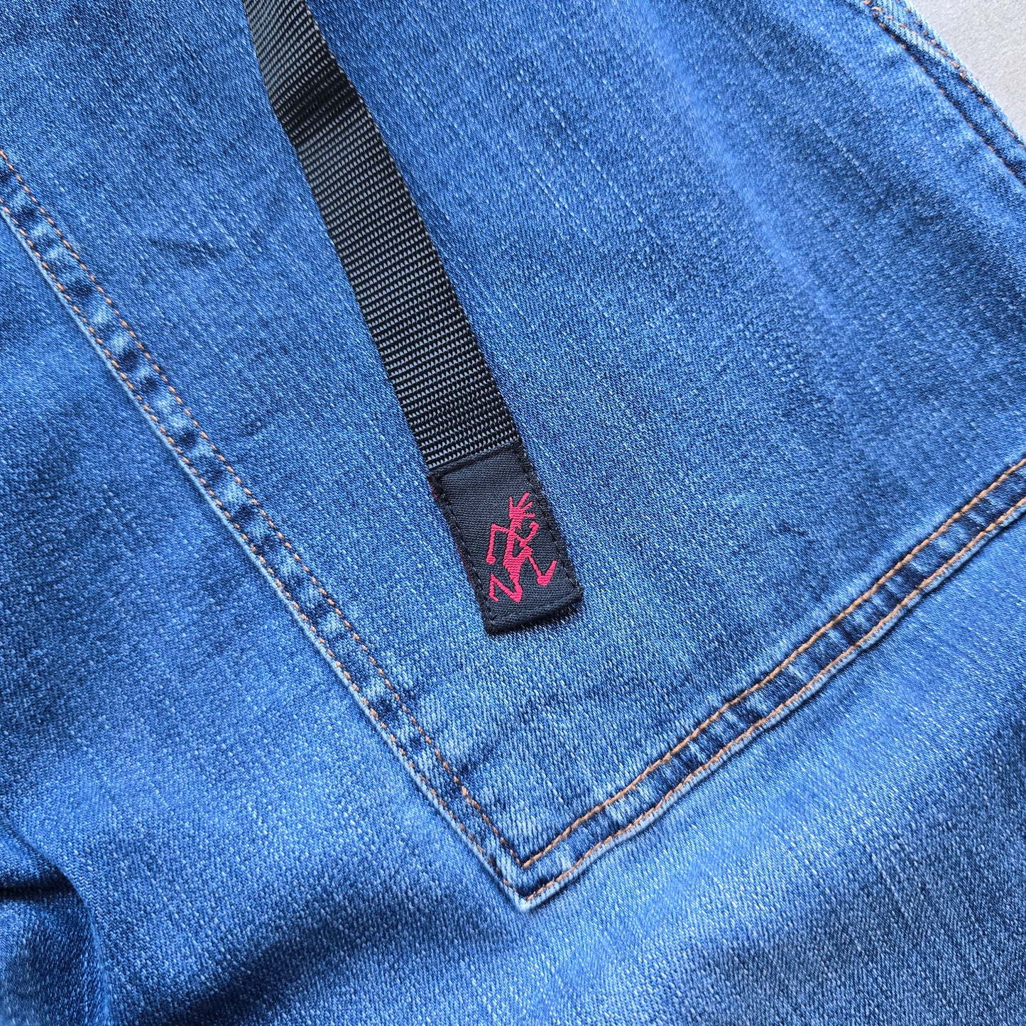 Gramicci Stretch Denim Loose Tapered Pants - L