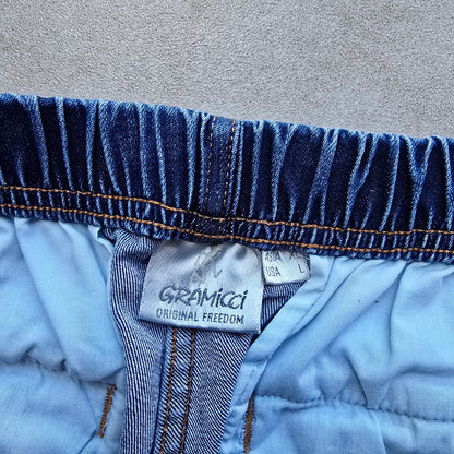 Gramicci Stretch Denim Loose Tapered Pants - L