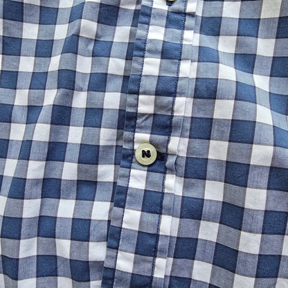 Nautica Check Short Sleeve Button Up Shirt - XL