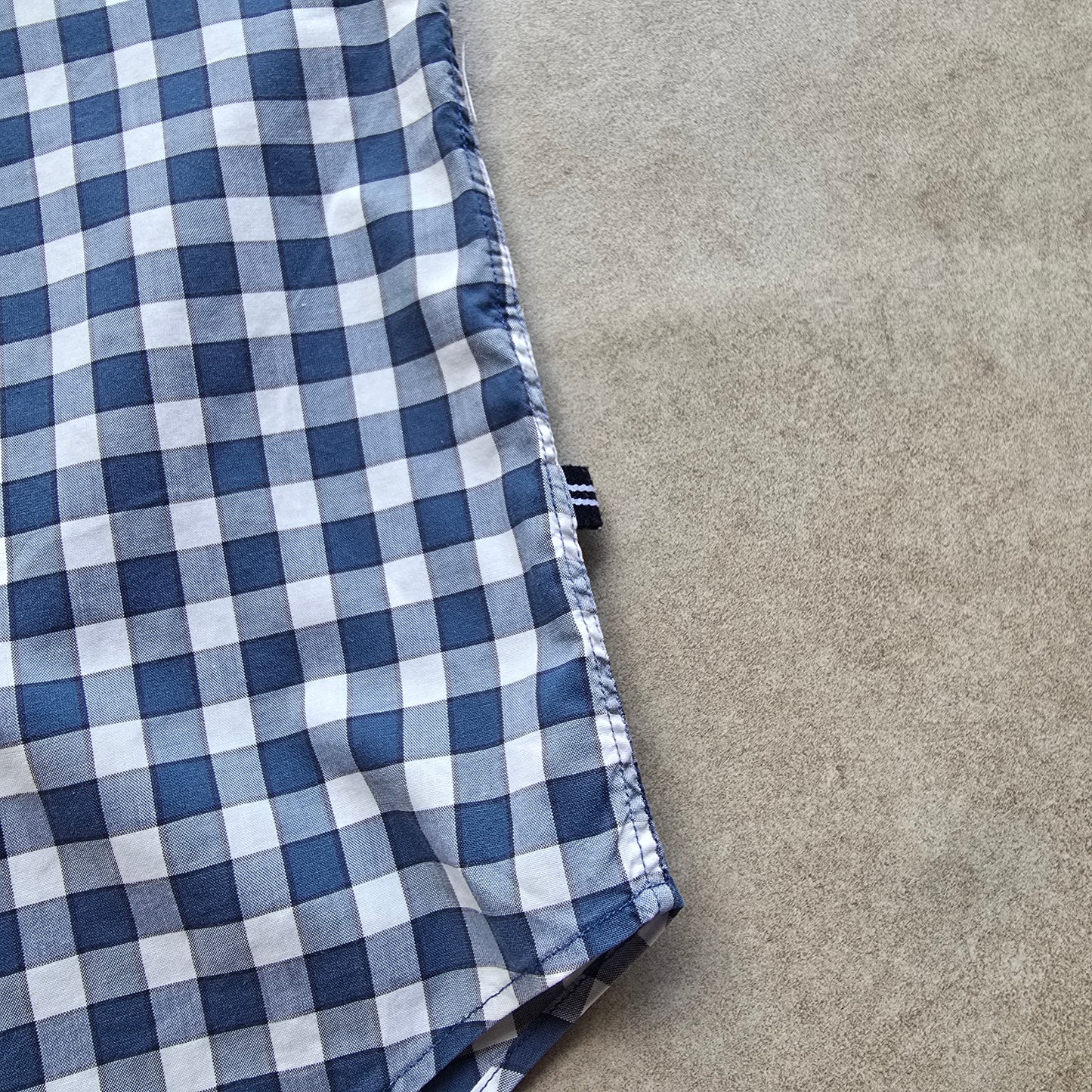Nautica Check Short Sleeve Button Up Shirt - XL