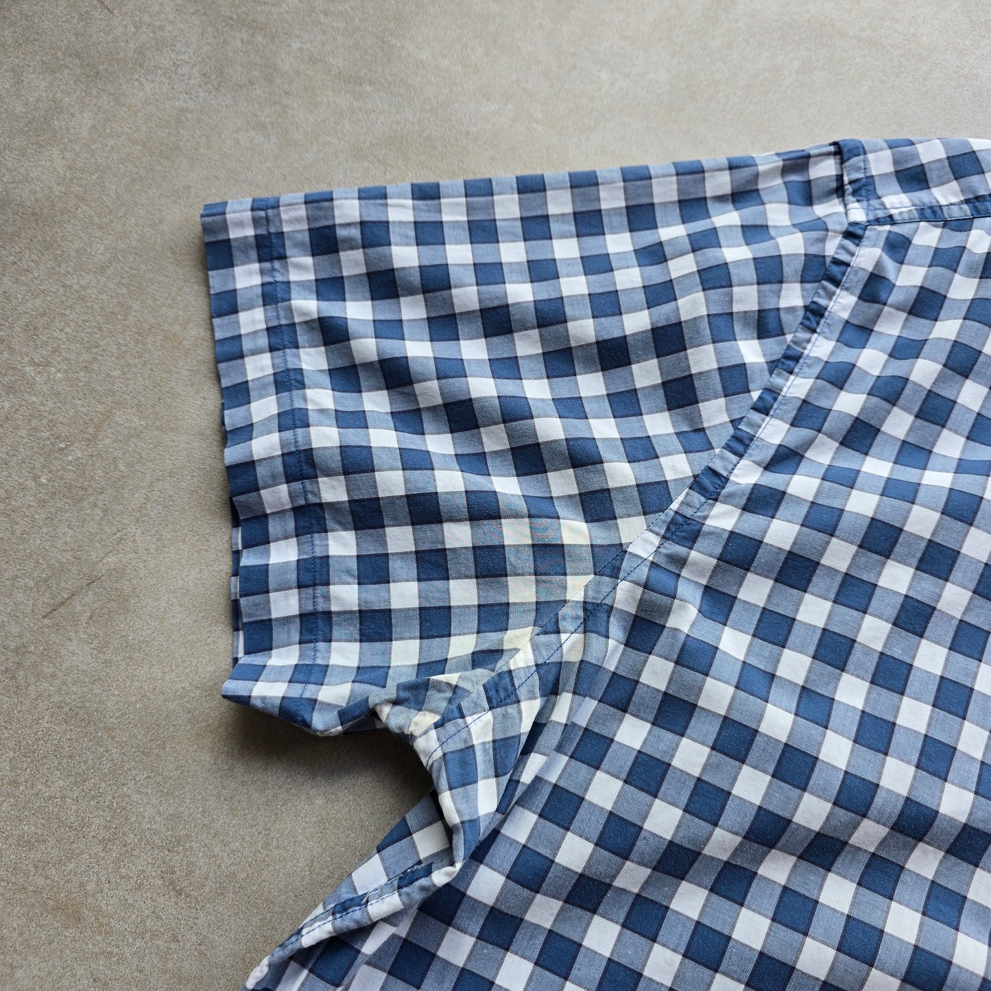 Nautica Check Short Sleeve Button Up Shirt - XL